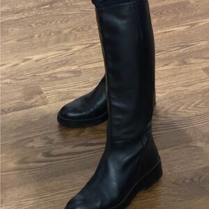 Zara Black Over the Knee Boots